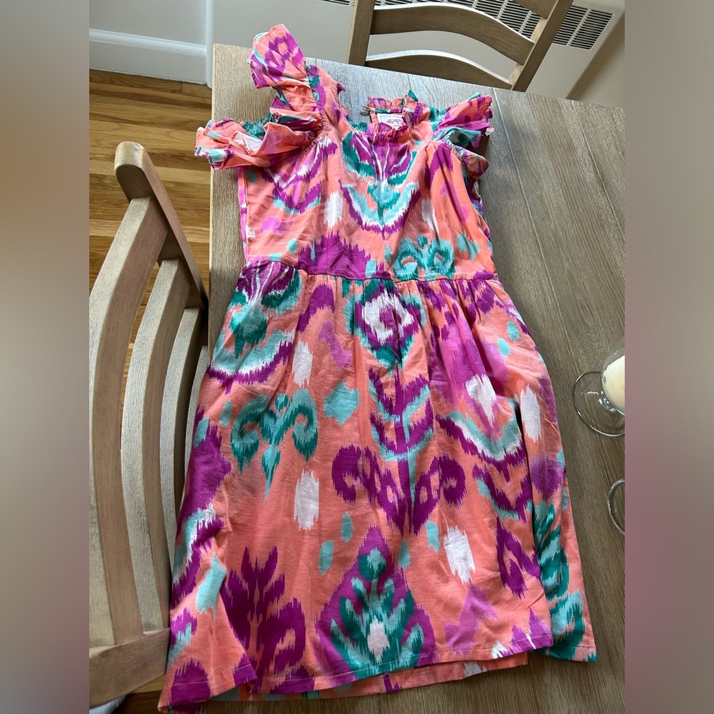 Banjanan dress size small- worn handful of times! Fun ikat print!